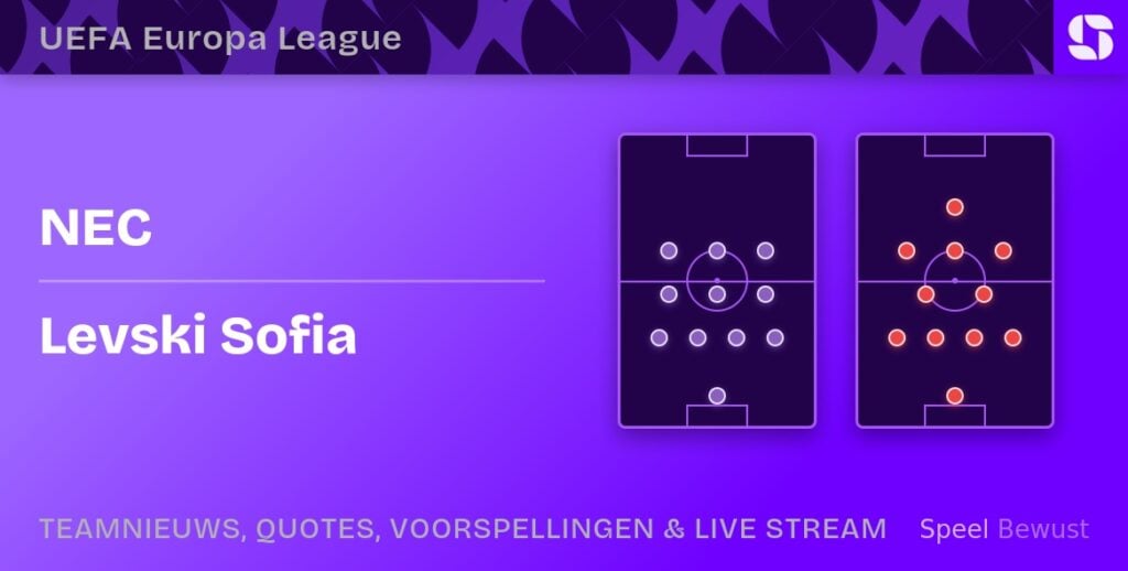 nec levski sofia statistieken opstellingen