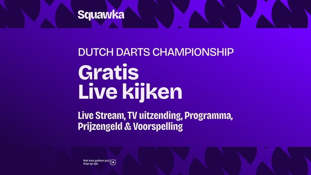 gratis live kijken dutch darts championship