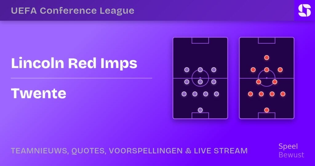 Licoln Twente opstellingen statistieken