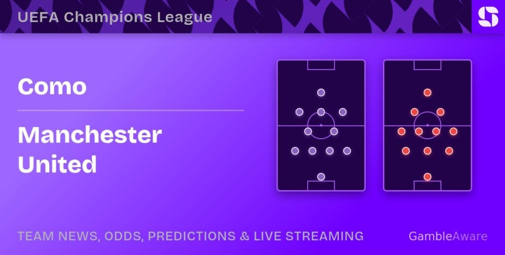 Como Manchester United statistieken opstellingen