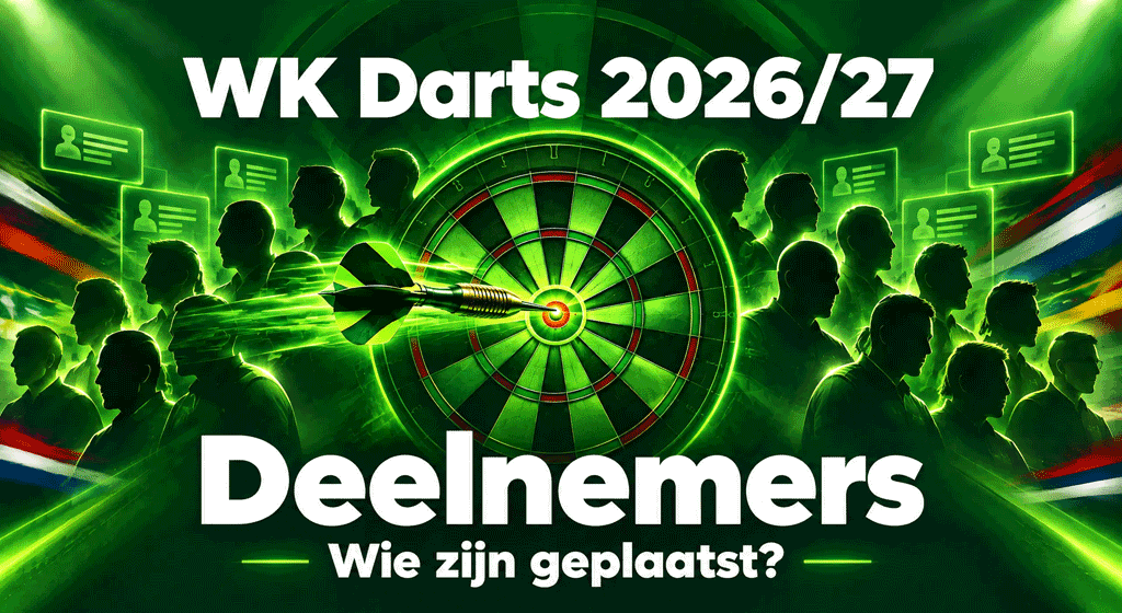 Deelnemers WK Darts 2026/27: deze darters zijn al zeker of vermoedelijk geplaatst