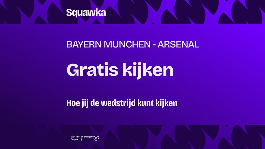 bayern munchen arsenal kijken live stream