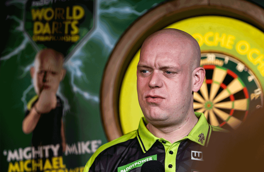 Maakt Michael van Gerwen nog kans op de titel op het WK Darts?