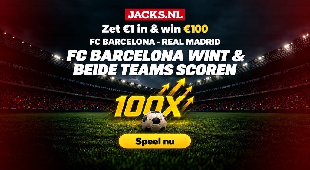 jacks barcelona real madrid gokken