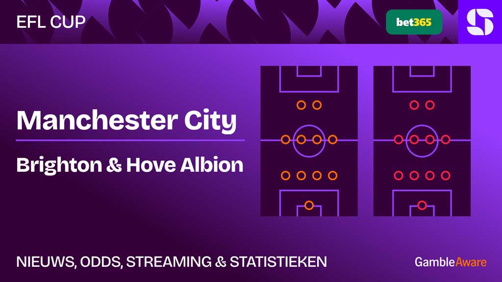 Manchester-City-Brighton-Hove-Albion-opstellingen-statistieken