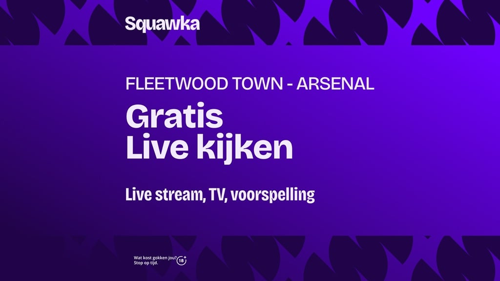 fleetwood town arsenal gratis live kijken