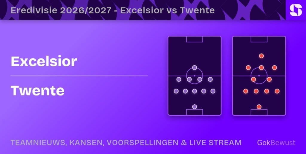 Excelsior twente opstellingen statistieken