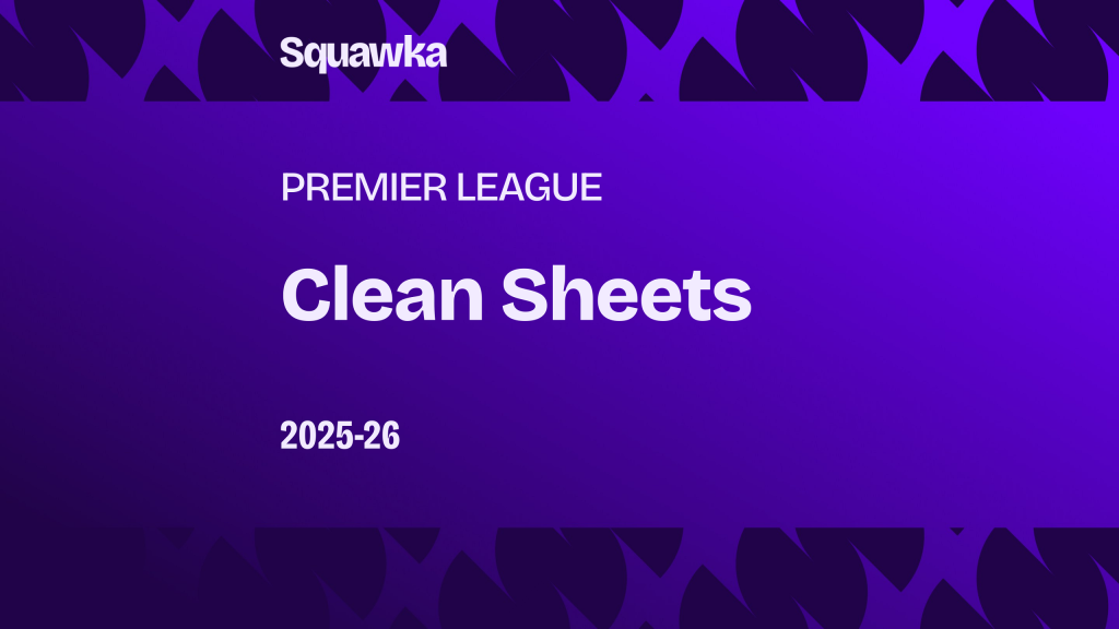 Premier League clean sheets 2025-26