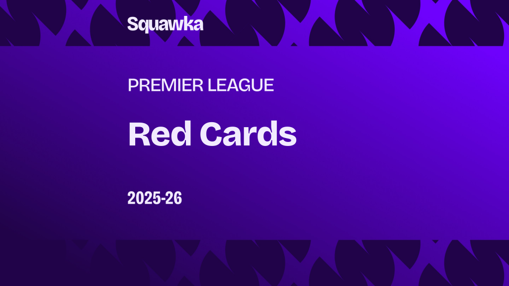 Premier League red cards 2025-26
