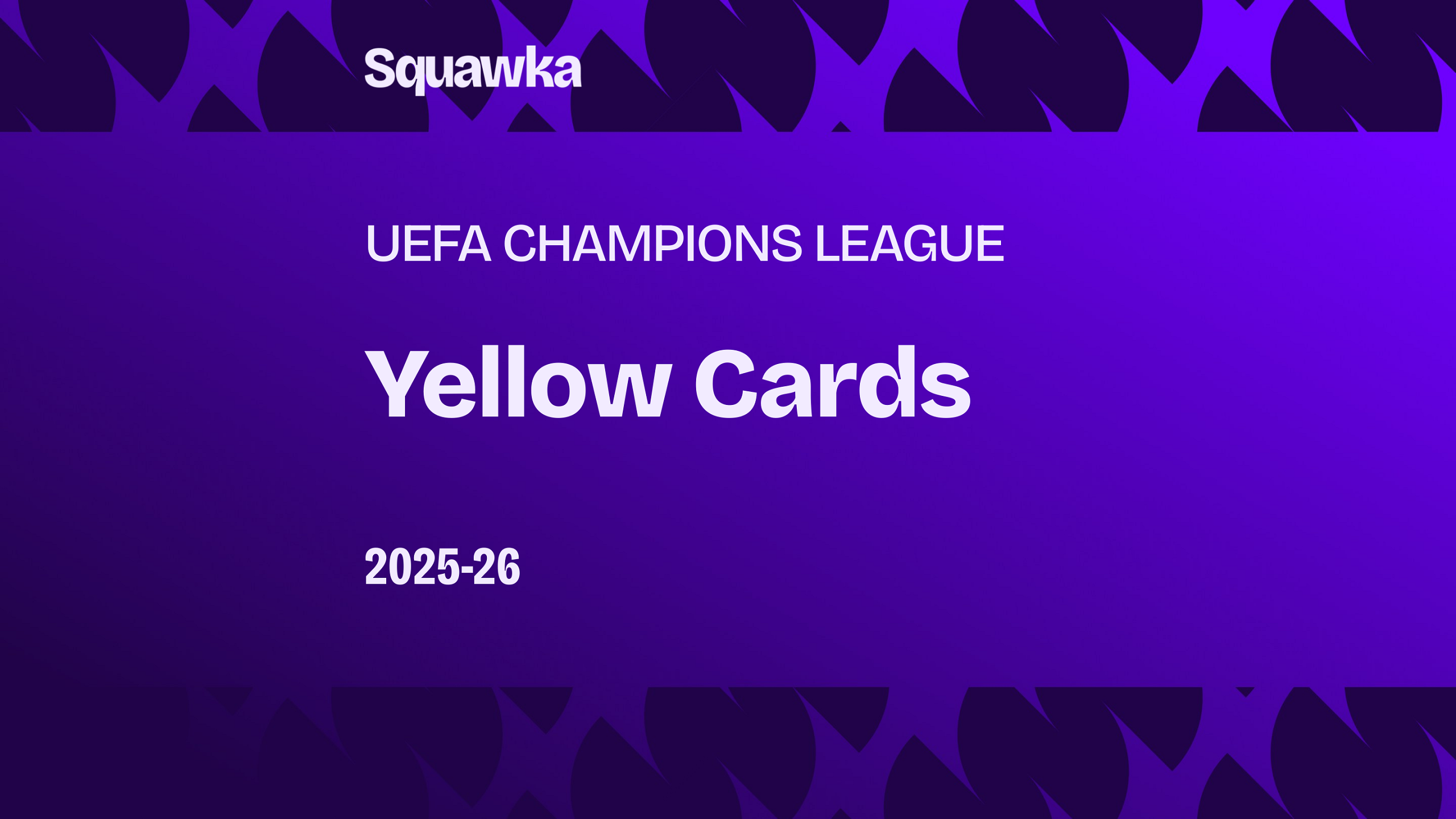 Champions League yellow cards 2025-26: Most booked players | Squawka