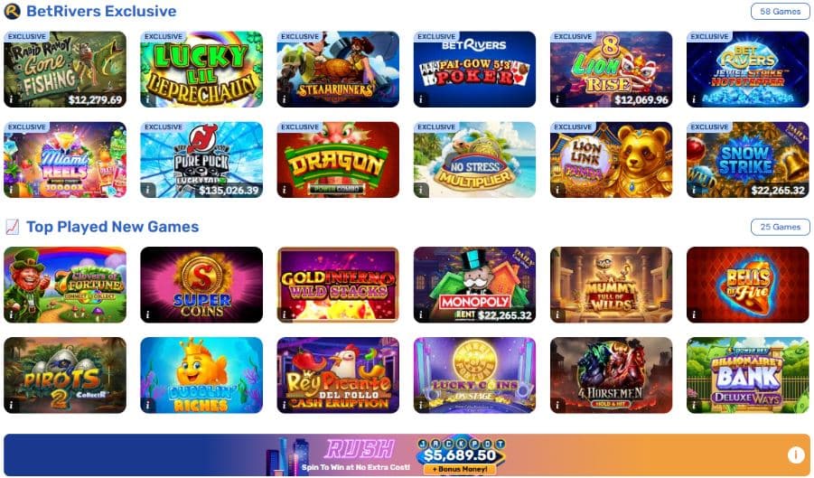 BetRivers Casino Payout