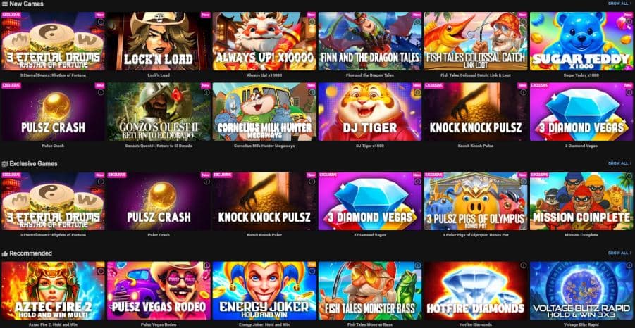 Best Sweepstakes Casino Games