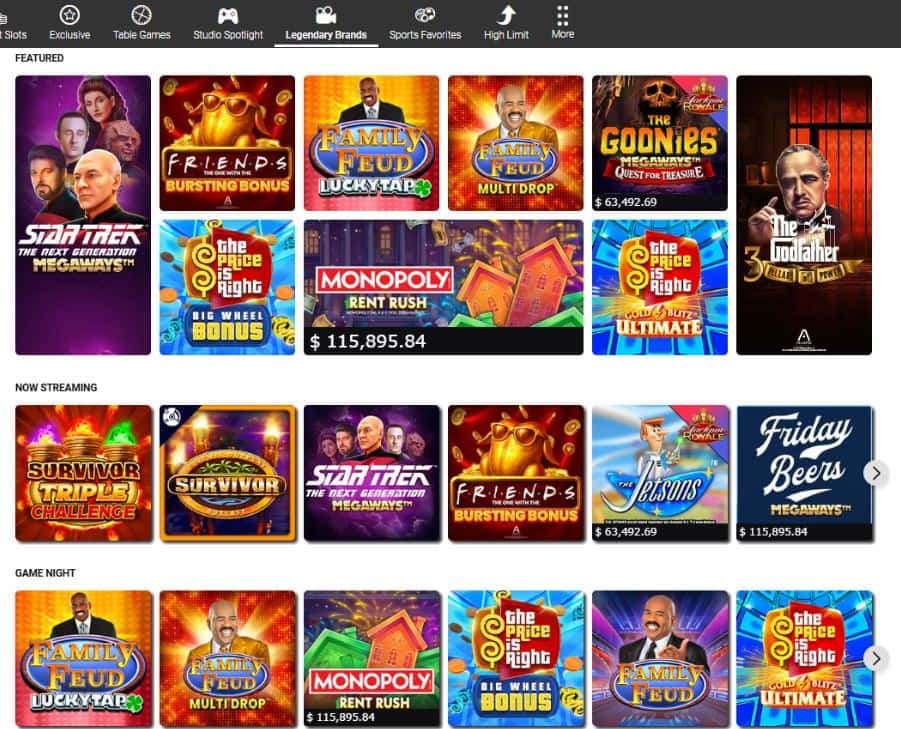 Borgata Casino Games