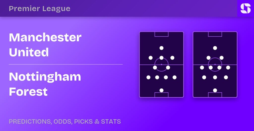 Manchester United vs Nottingham Forest predicted formations
