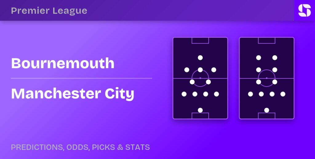 Bournemouth vs Manchester City formations