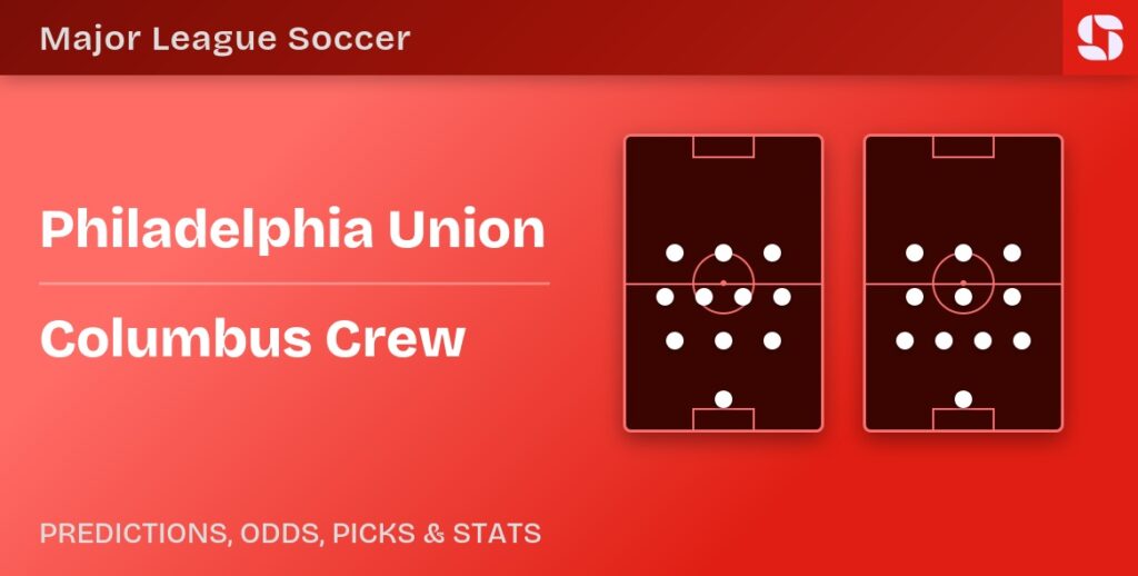 Philadelphia Union vs Columbus Crew formations