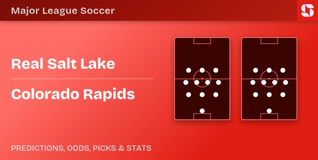 Real Salt Lake vs Colorado Rapids formations