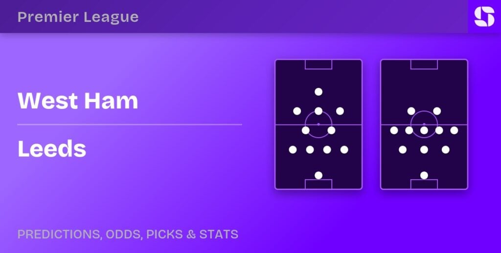 West Ham vs Leeds predicted formations