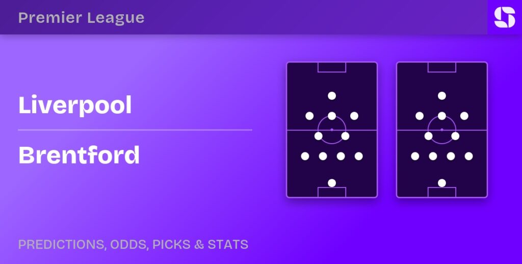 Liverpool vs Brentford predicted formations