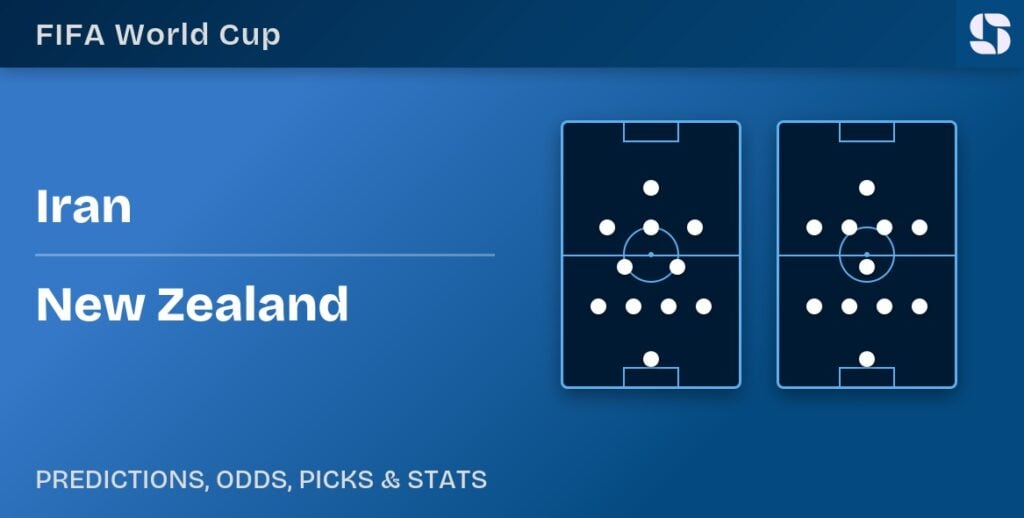 Iran vs New Zealand prediction World Cup 2026 formations