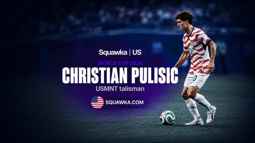 Christian Pulisic in action for the USMNT ahead of the World Cup 2026