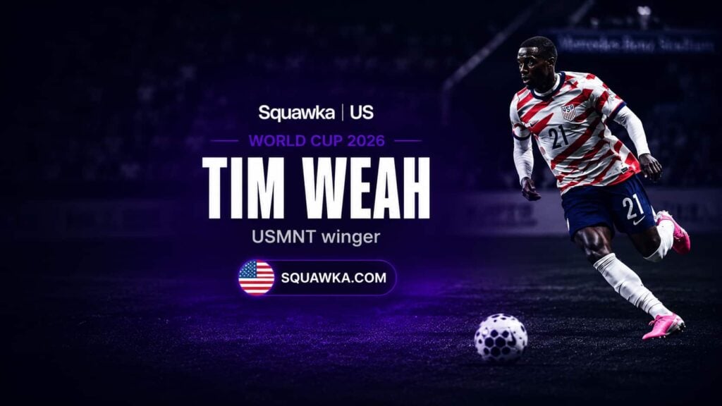 Tim Weah in action for the USMNT ahead of the World Cup 2026