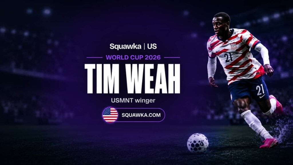 Tim Weah in action for the USMNT ahead of the World Cup 2026