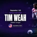 Tim Weah in action for the USMNT ahead of the World Cup 2026