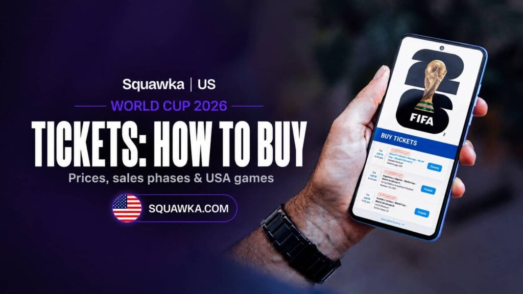 A fan buying World Cup 2026 tickets on the FIFA app