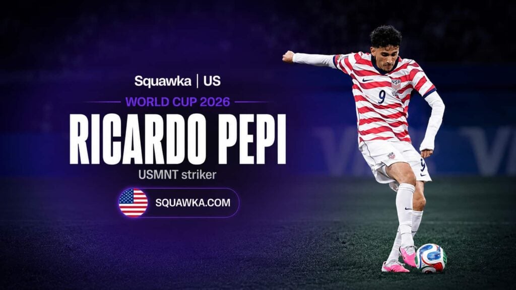 Ricardo Pepi in action for the USMNT ahead of the World Cup 2026