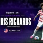 Chris Richards in action for the USMNT ahead of the World Cup 2026