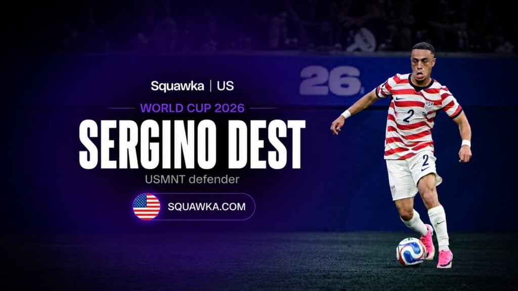 Sergino Dest in action for the USMNT ahead of the World Cup 2026