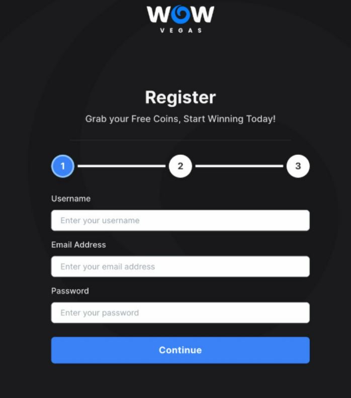 How to Claim the WOW Vegas Casino Welcome Offer