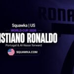Cristiano Ronaldo on a Squawka World Cup 2026 graphic