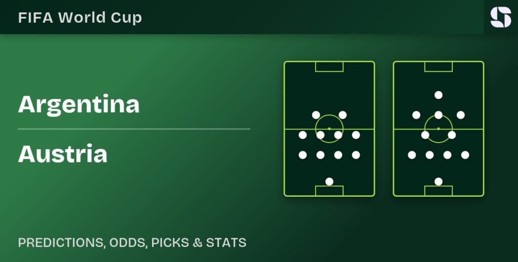 Argentina vs Austria — World Cup 2026 predicted XI banner