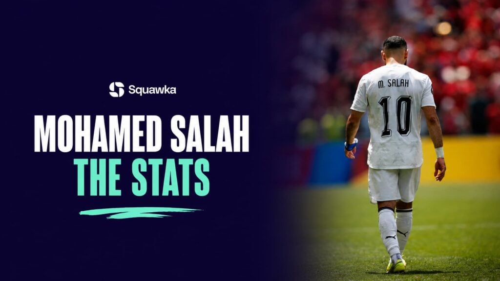 Mohamed Salah walks alongside Emam Ashour for Egypt