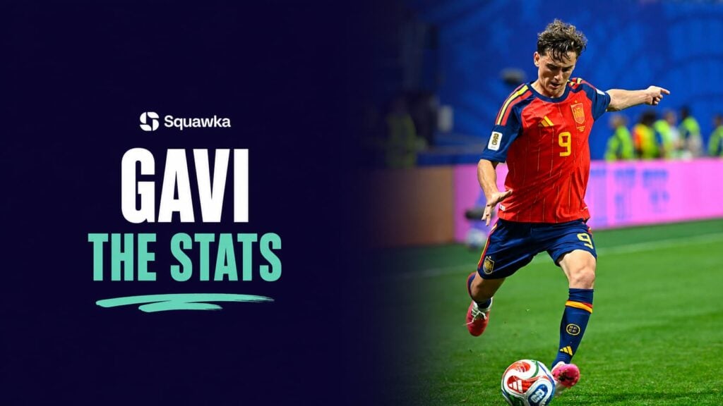 Gavi in action for Spain