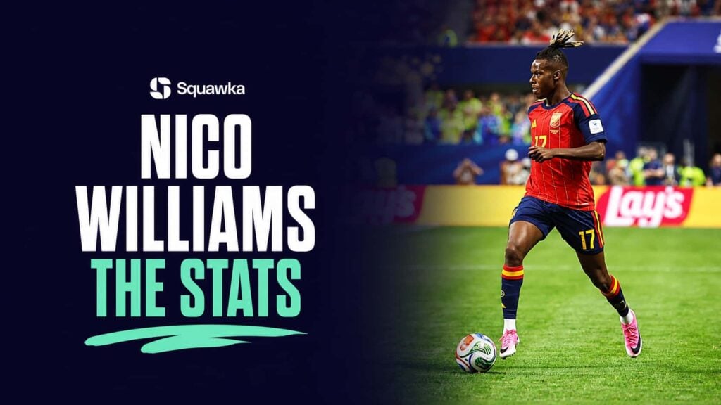 Nico Williams in action for Spain