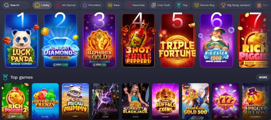 NoLimitCoins Casino Games