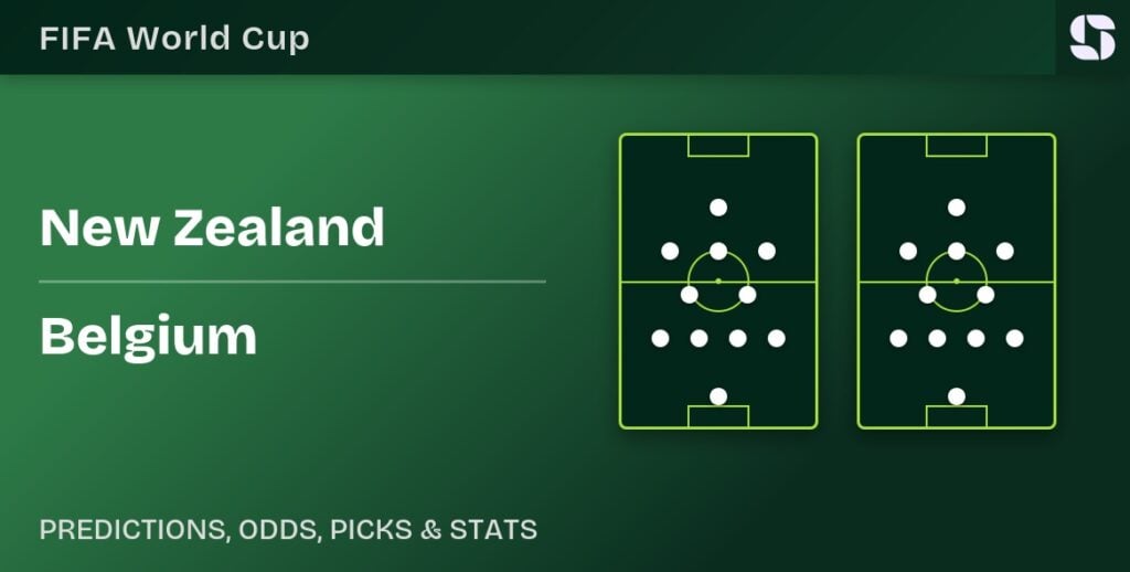 New Zealand vs Belgium predicted formations for the 2026 FIFA World Cup Group G finale