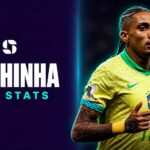 Raphinha in action for Brazil