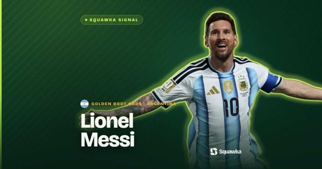 Lionel Messi Golden boot odds World Cup 2026