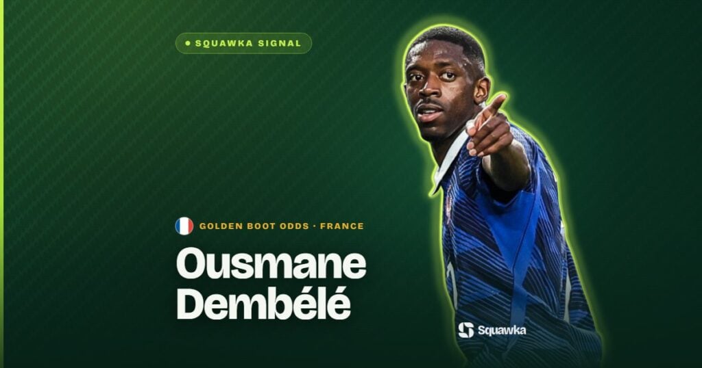 Ousmane Dembele Golden boot odds World Cup 2026
