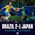 Brazil vs Japan player ratings — FIFA World Cup 2026