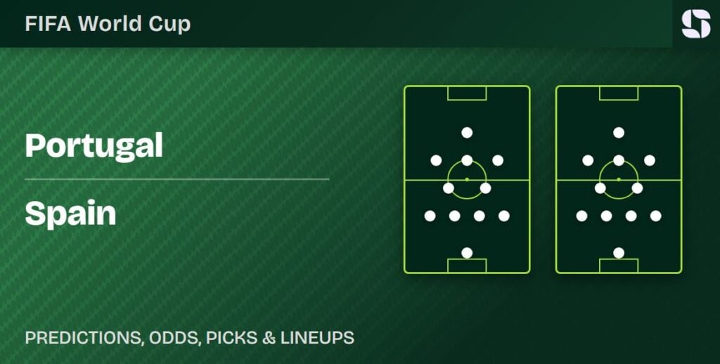 Portugal vs Spain World Cup 2026 round of 16 predicted lineups