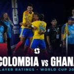 Colombia vs Ghana player ratings — FIFA World Cup 2026