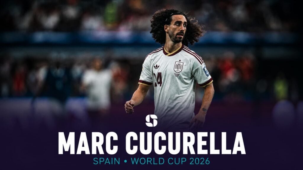 Marc Cucurella of Spain in action during the World Cup 2026.