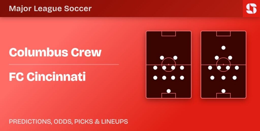 Columbus Crew vs FC Cincinnati prediction, predicted lineups and odds for the MLS clash at ScottsMiracle-Gro Field
