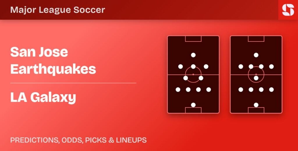 San Jose Earthquakes vs LA Galaxy prediction, predicted lineups and odds for the MLS Heritage Cup