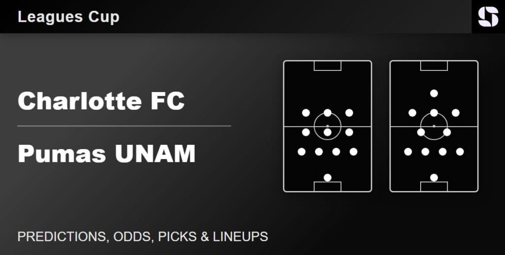 Charlotte FC vs Pumas UNAM predicted lineups Leagues Cup